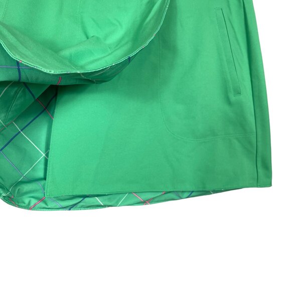 Nike Golf Reversible Skirt Womens 4 Green Plaid Shell Lightweight Preppy Active - Picture 13 of 16